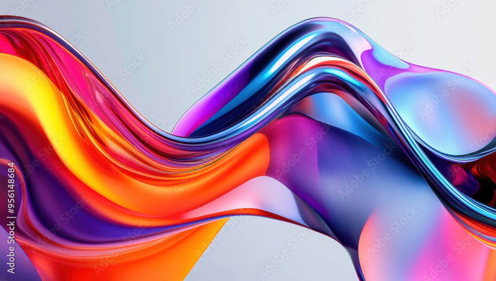 Abstract Colorful Wave. Abstract Colorful Wave.