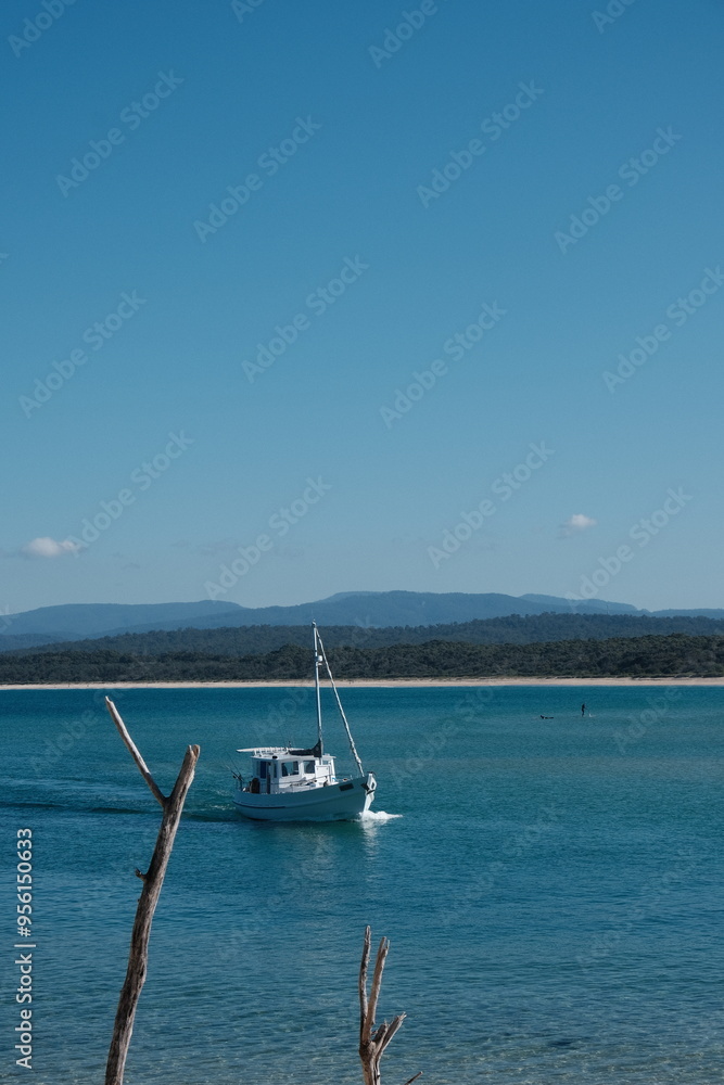 Fototapeta premium boats on the sea