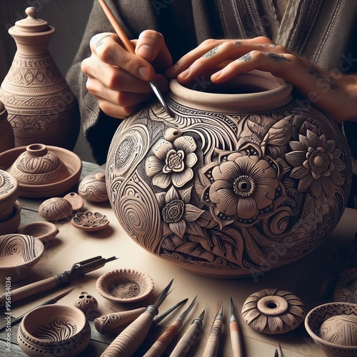 143 41 Artisan Pottery pottery pieces crafted by skilled artisan