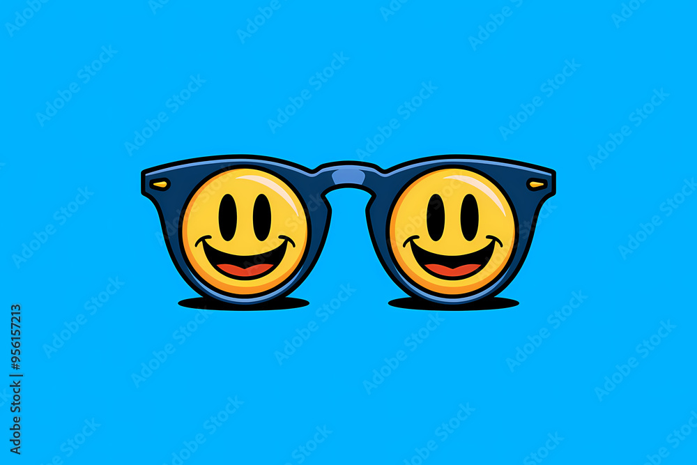 Fototapeta premium illustration of a cool looking sunglasses 