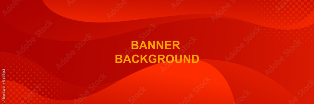 Abstract red fluid wave background with halftone, modern dynamic banner. Suitable for templates, sale banners, events, ads, web, pages and headers Abstract red fluid wave background with halftone, modern dynamic banner. Suitable for templates, sale banners, events, ads, web, pages and headers