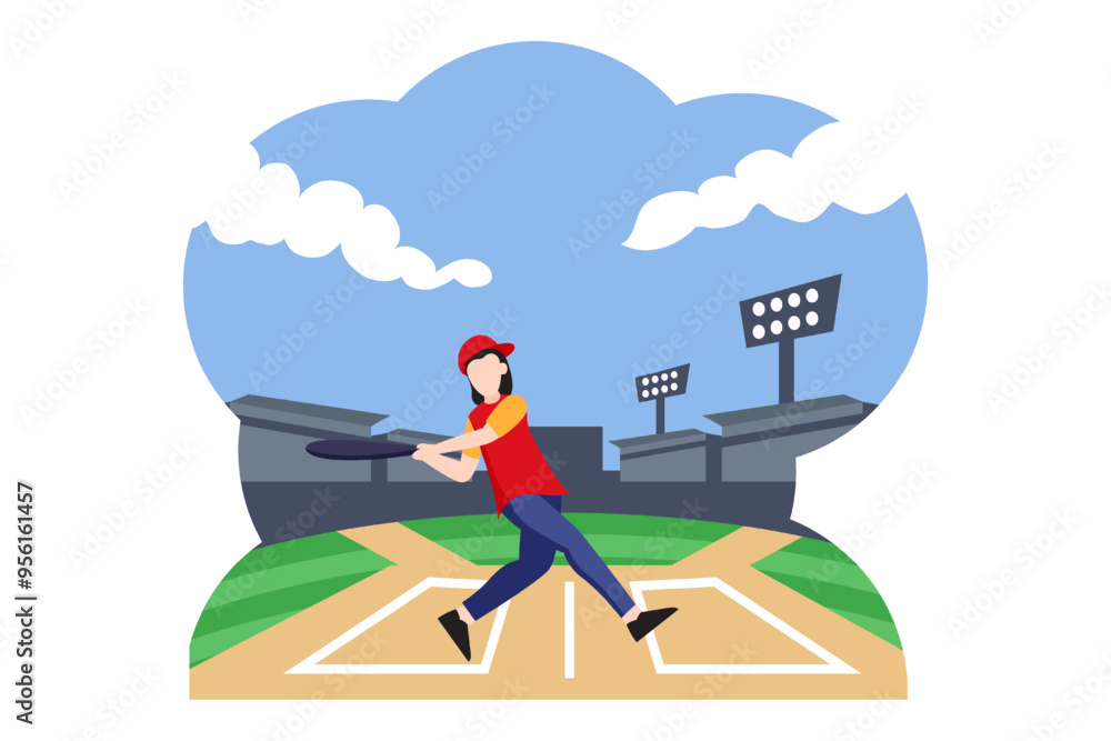 Sport Flat Design Illustration Sport Flat Design Illustration