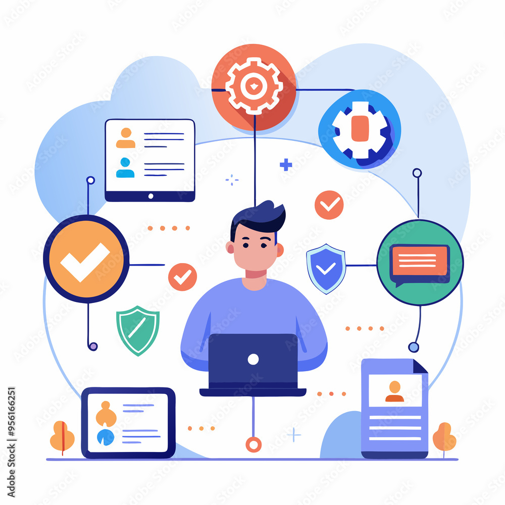 cloud security illustration cloud security illustration