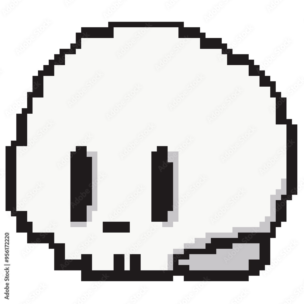 Skull pixel art Skull pixel art