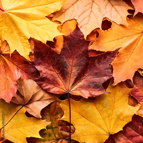 Wallpaper Mural Concept background of Pile Lots of maple leaves Torontodigital.ca
