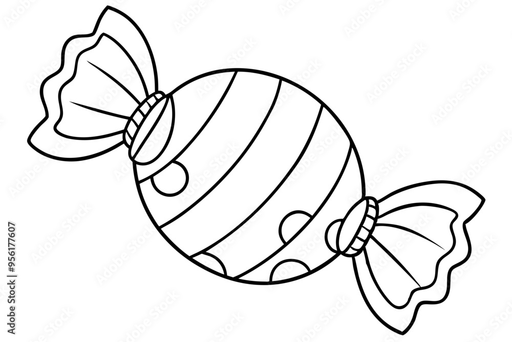 Sweet Candy Delight line art
Sweet Candy Delight line art