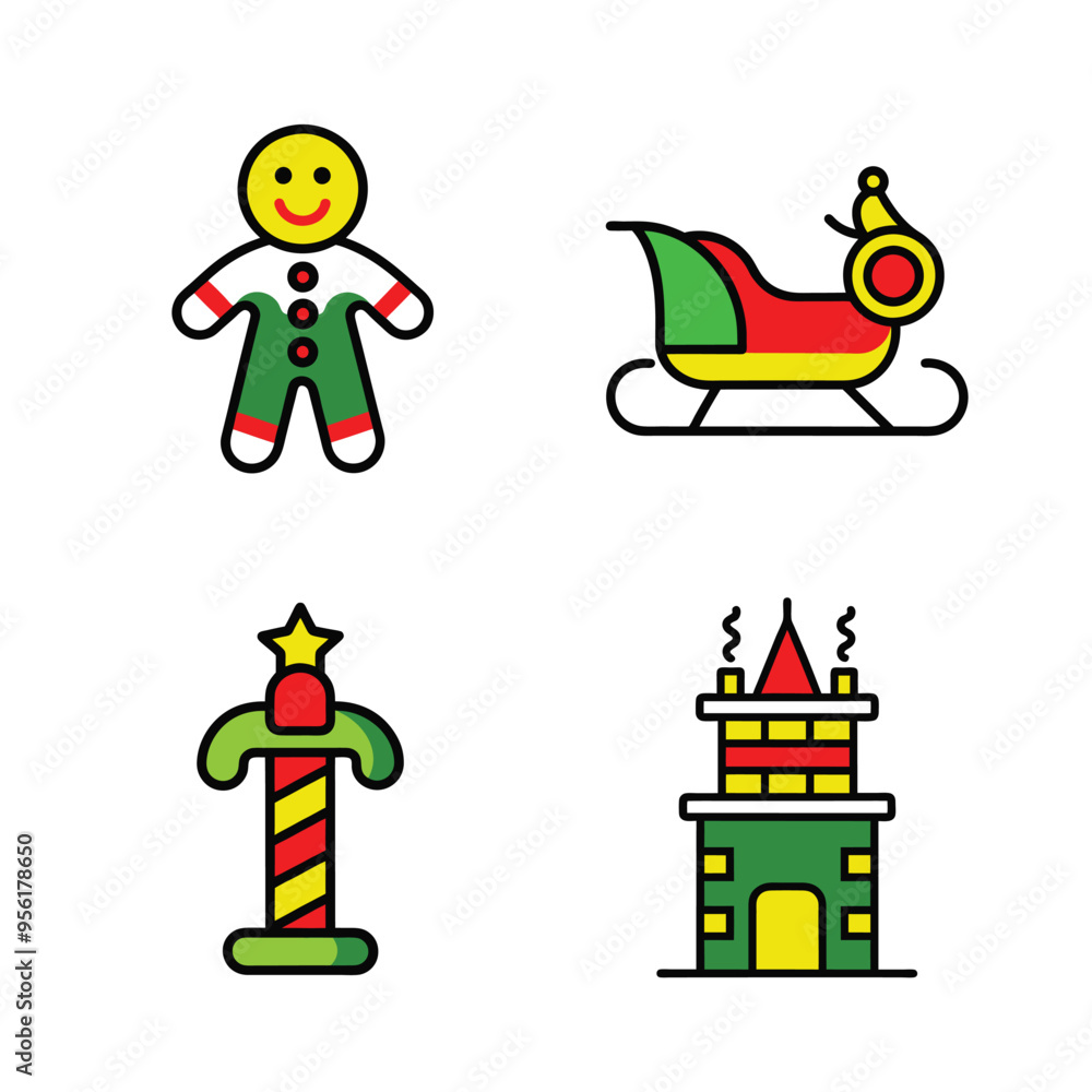 Fototapeta premium set of icons
