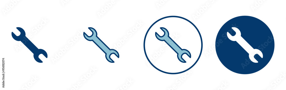 wrench icon vector isolated on white background. Wrench vector icon. Spanner symbol wrench icon vector isolated on white background. Wrench vector icon. Spanner symbol