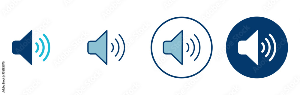 Speaker icon vector isolated on white background. Volume icon. Loudspeaker icon vector. Audio. Sound Speaker icon vector isolated on white background. Volume icon. Loudspeaker icon vector. Audio. Sound