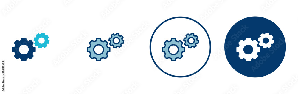 setting Icon vector isolated on white background. setting vector icon. Cog settings Icon Symbol. Gear setting Icon vector isolated on white background. setting vector icon. Cog settings Icon Symbol. Gear