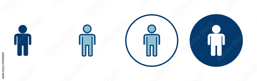 Man icon vector isolated on white background. male icon vector. human symbol Man icon vector isolated on white background. male icon vector. human symbol