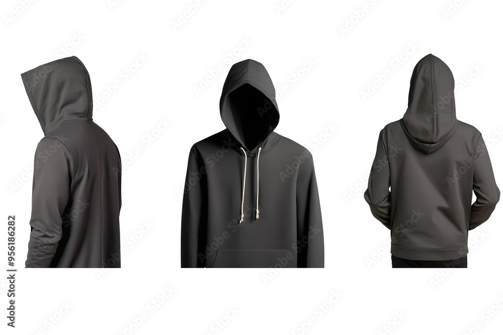 close of a dark gray Hoodies Mockup that is stylish close of a dark gray Hoodies Mockup that is stylish