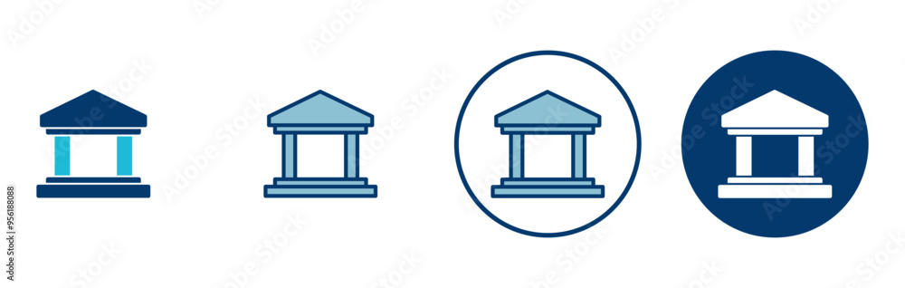 Bank icon vector isolated on white background. bank vector icon, museum, university Bank icon vector isolated on white background. bank vector icon, museum, university