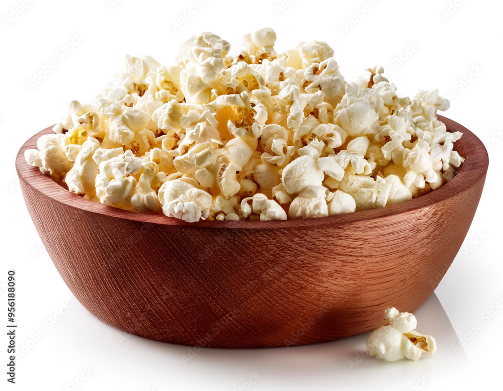 Rich popcorn, isolated on white background Rich popcorn, isolated on white background
