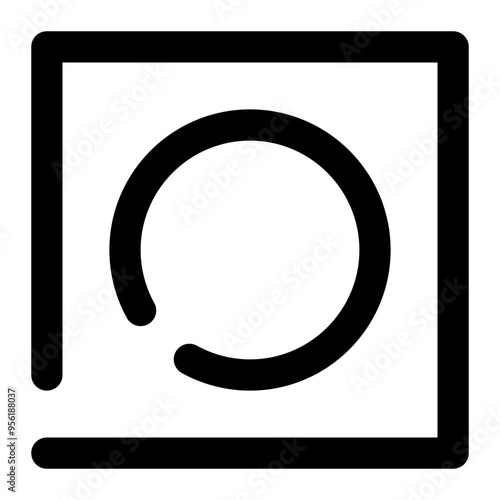 record, recorder, control, player, media, multimedia outline icon