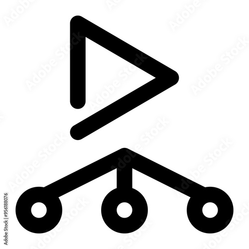 share, video, sharing, media, multimedia outline icon