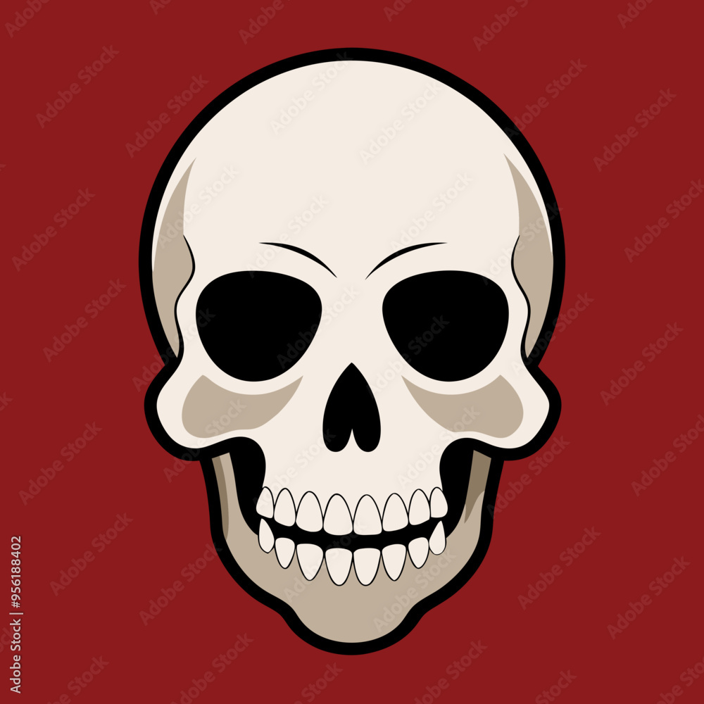 vector illustration of skull vector illustration of skull