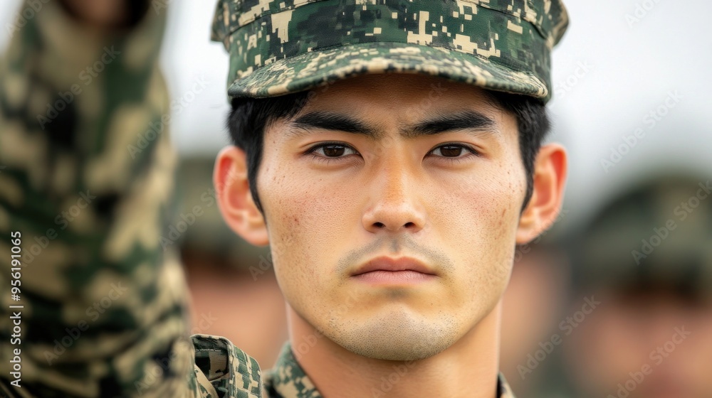 Soldier Portrait. Soldier Portrait.