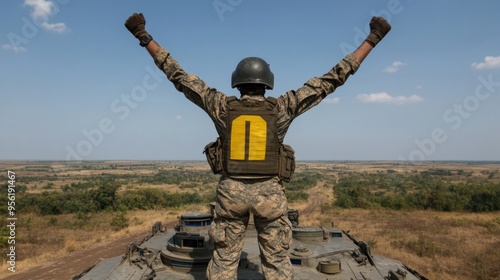 Obraz na płótnie Soldier Victory.