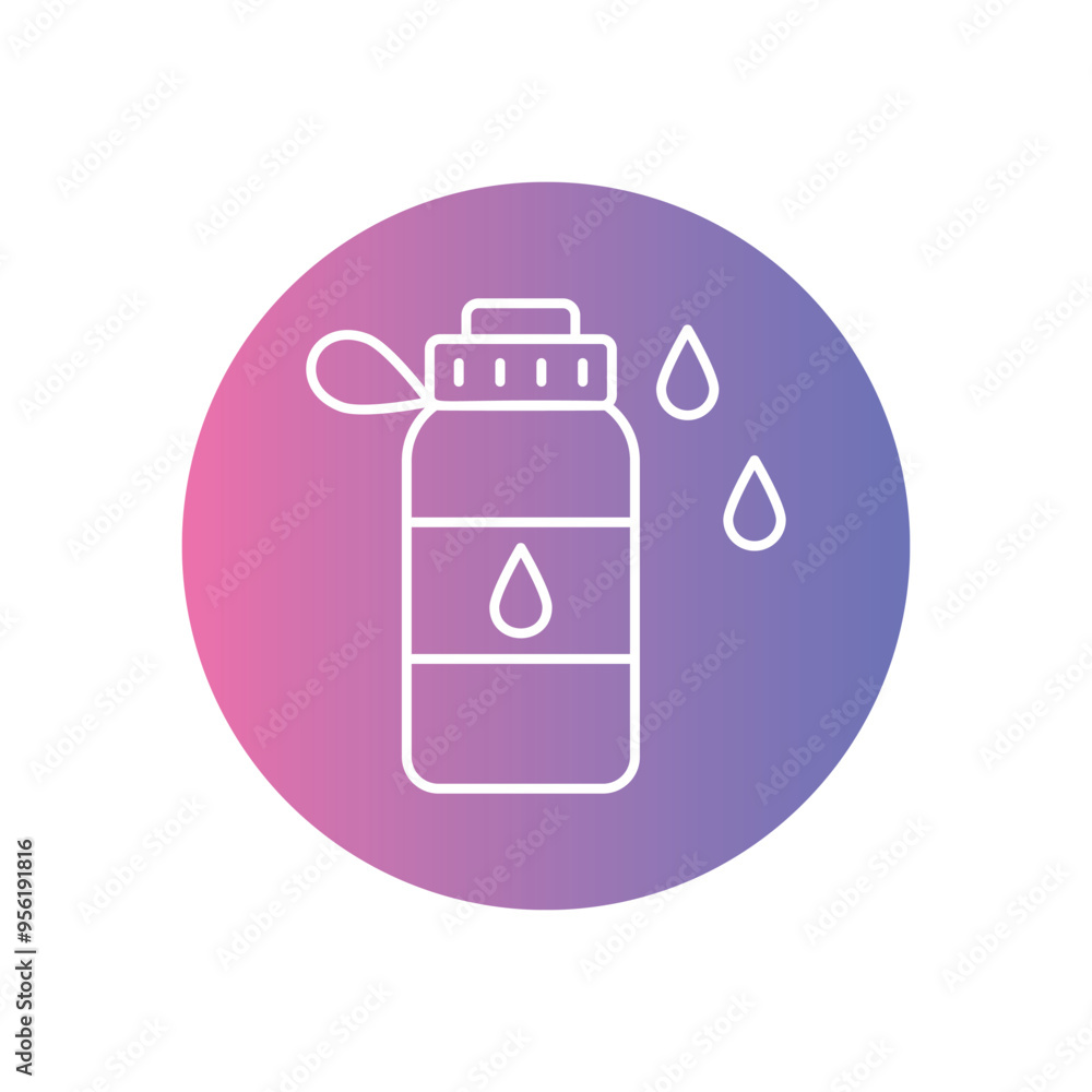 Water Bottle icon vector stock illustration Water Bottle icon vector stock illustration