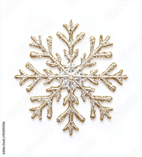 silver christmas snowflake