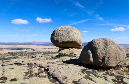 The Celtic settlement called Fort of Ulaca in Sierra de la Paramera photo