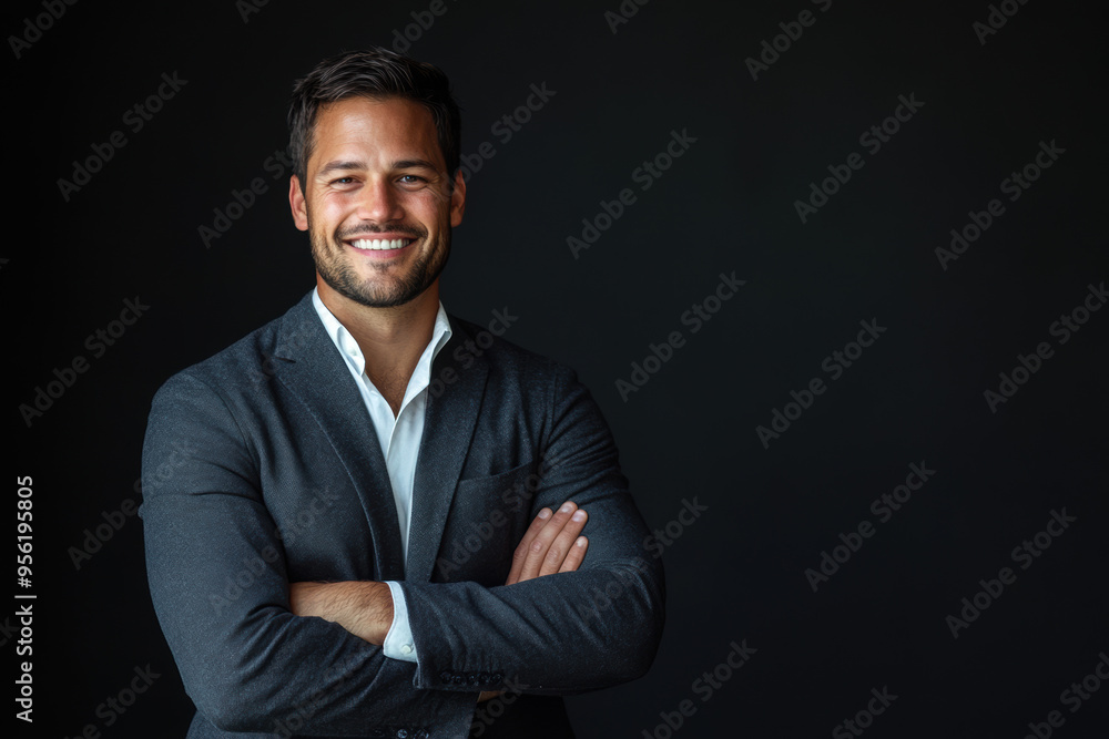 Confident Businessman. Confident Businessman.