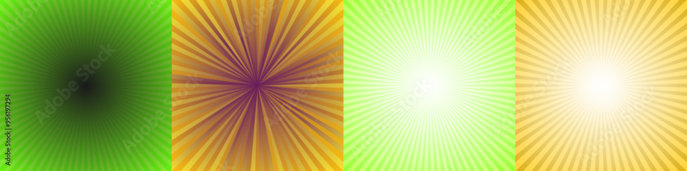 Abstract ray burst background collection Abstract ray burst background collection