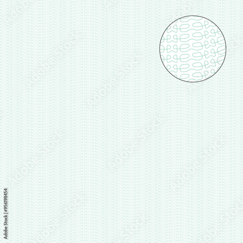Wavy protective guillotine mesh with a simple pattern