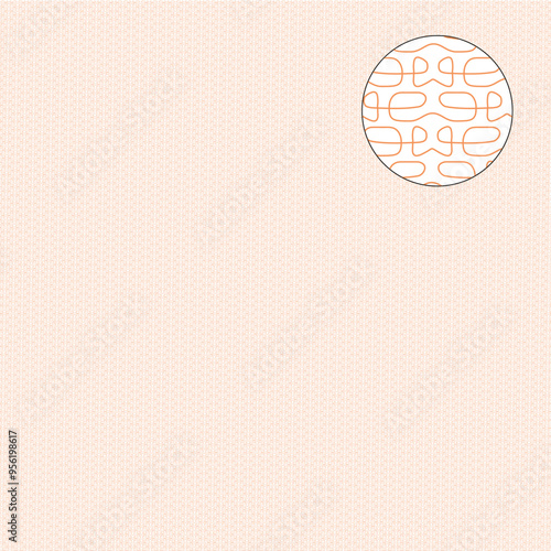 Protective guillotine mesh with a simple pattern