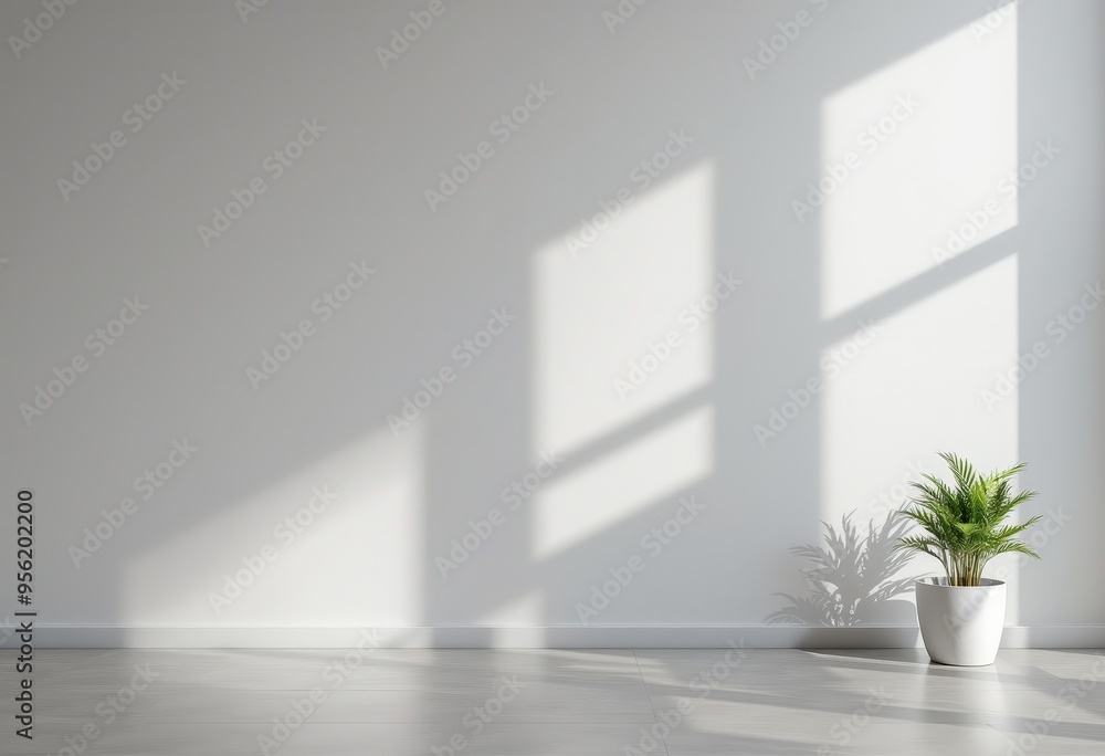 empty room with window and wall empty room with window and wall