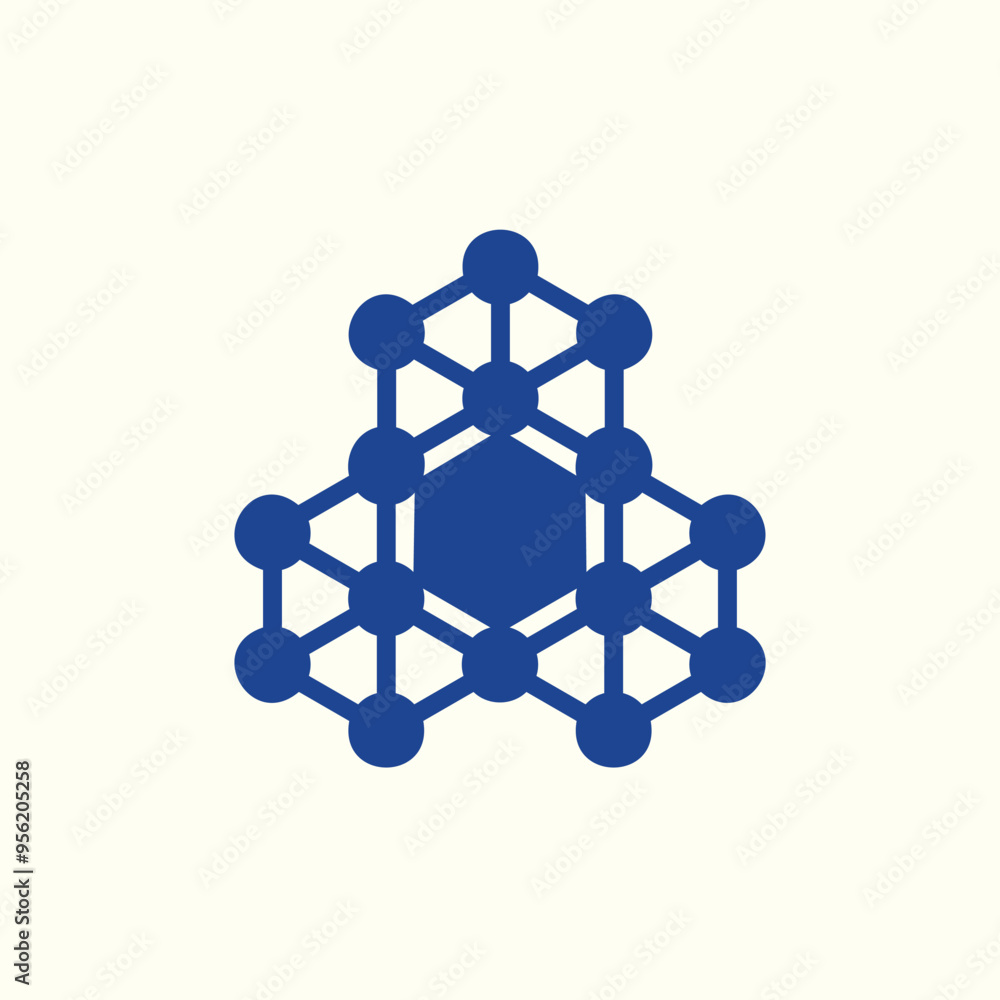 Blue Technology hexagon Modern Logo Blue Technology hexagon Modern Logo