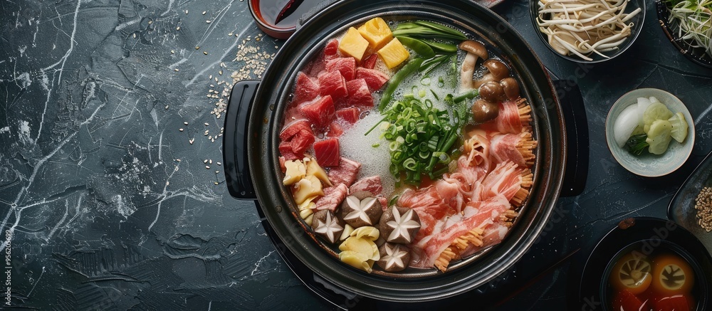 Shabu shabu a traditional Japanese hot pot dish perfect for a food ...