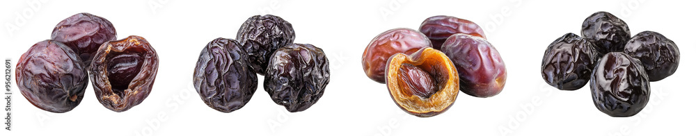 Full depth of field, clipped path, isolated raisin on white background Full depth of field, clipped path, isolated raisin on white background
