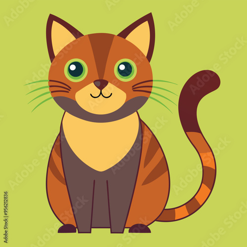 cat vector and cartoon cat illustration cute baby cat