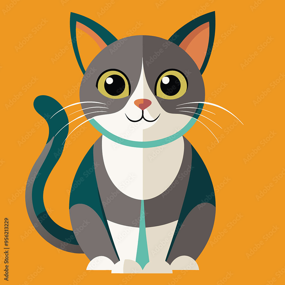 cat vector and cartoon cat illustration cute baby cat cat vector and cartoon cat illustration cute baby cat