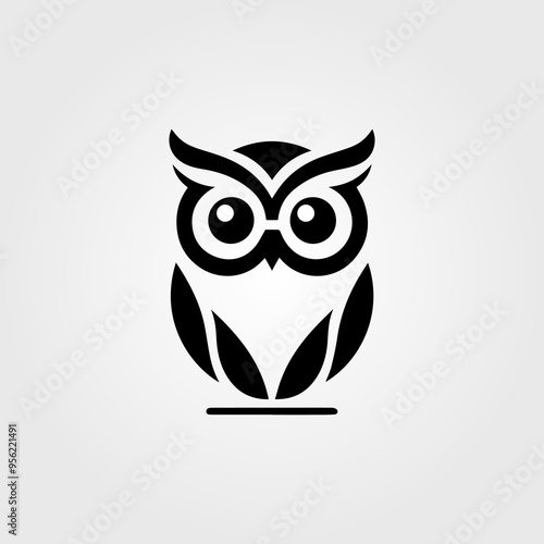 owl logo animal simple line owl vector logo design template owl bird planet logo abstract design template Simple owl head logo design vector baby owl logo icon cute animal vector owl logo vector, owl 