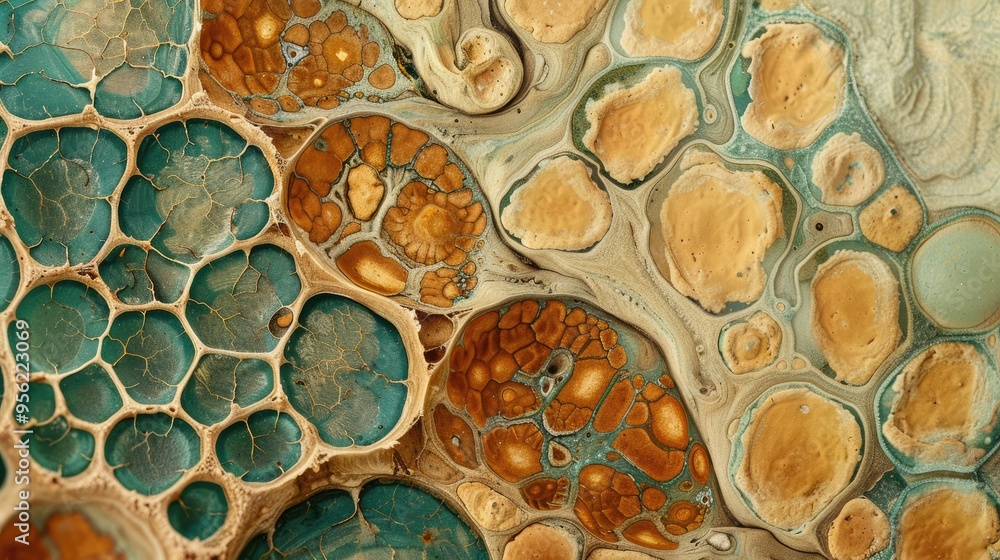 The internal structure cross section of tree branches linden Biological ...