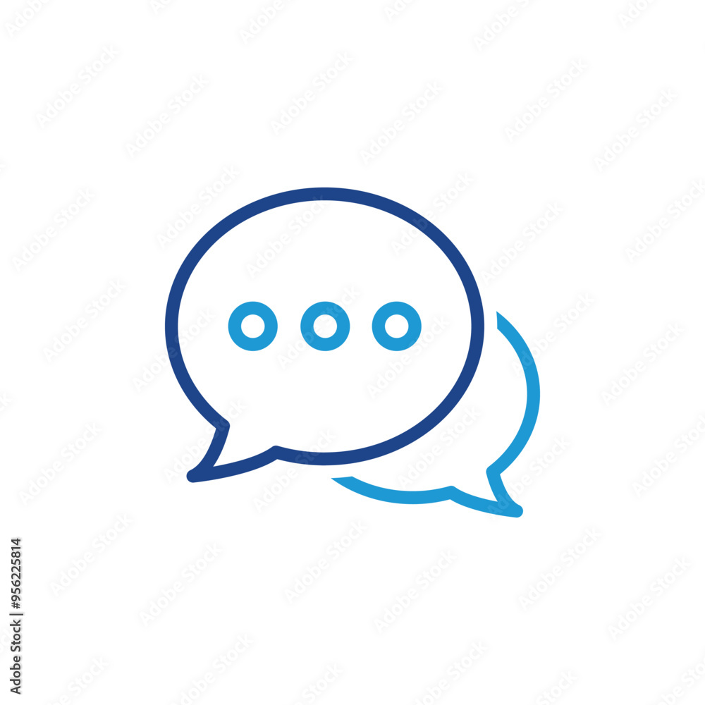 chat icon, bubble message icon vector for web chat icon, bubble message icon vector for web