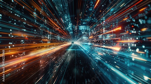 Digital transformation concept High speed Agile development