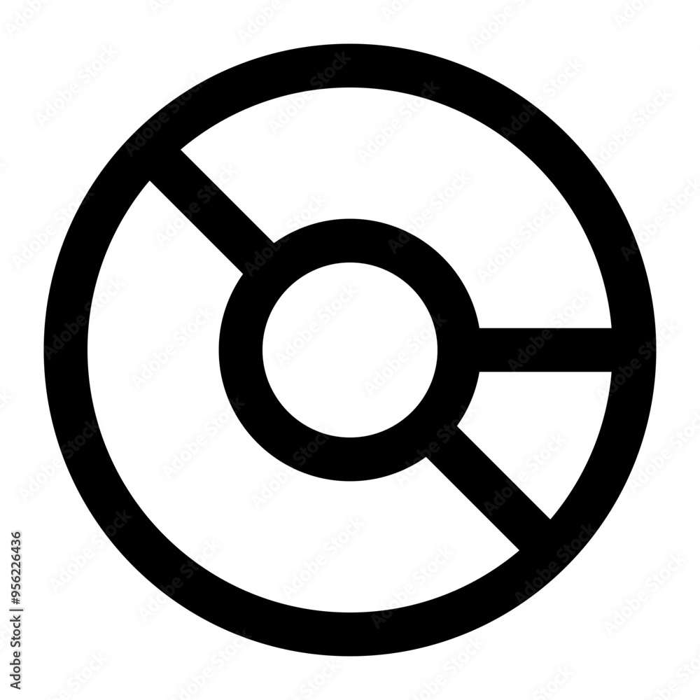 doughnut, pie, circle, chart, graph, diagram outline icon doughnut, pie, circle, chart, graph, diagram outline icon