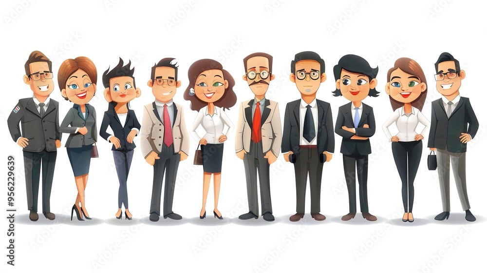 Stunning Cartoon Business People and Characters: A Dynamic and Creative Workplace Visual. Showcasing Professionalism and Imagination. Stunning Cartoon Business People and Characters: A Dynamic and Creative Workplace Visual. Showcasing Professionalism and Imagination.