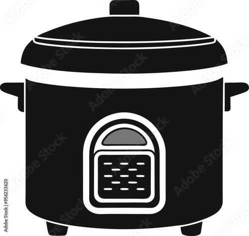 Electric Rice cooker Illustrator Artwork