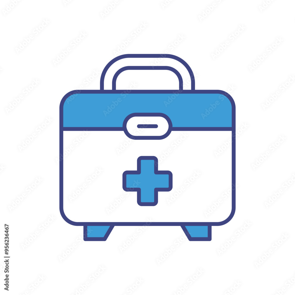 Obraz premium First Aid Kit icon vector stock illustration
