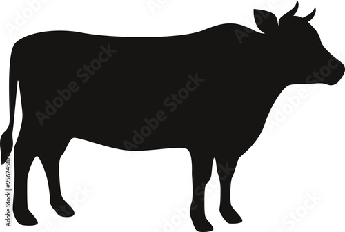 cow silhouette 