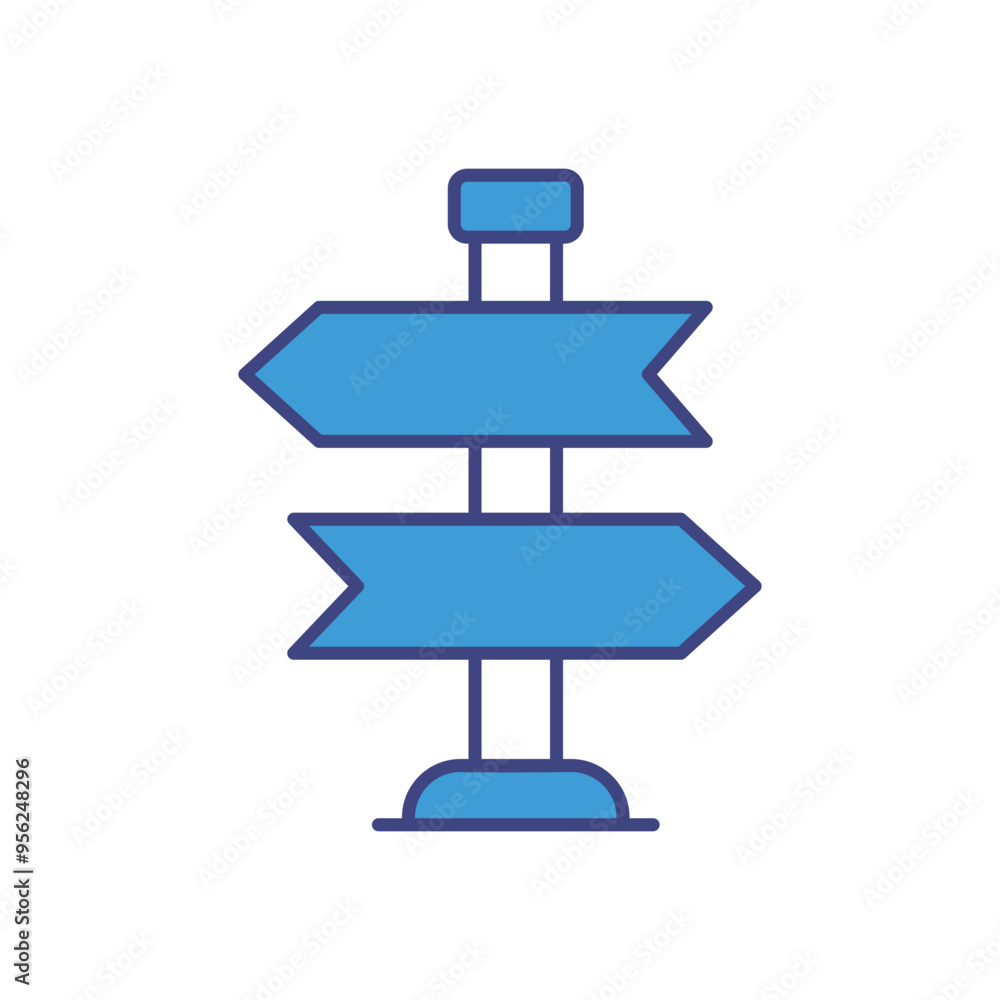 Trail Sign icon vector stock illustration Trail Sign icon vector stock illustration