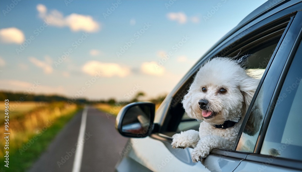 愛犬とドライブ。車の窓から顔を出しているトイプードル。(Driving with dog. A Toy poodle peeking out of a car window.)
愛犬とドライブ。車の窓から顔を出しているトイプードル。(Driving with dog. A Toy poodle peeking out of a car window.)