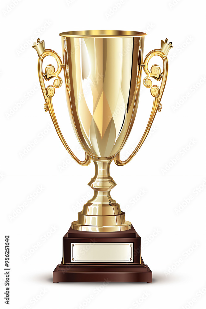 Gold cup champion winner award of a first place prize for the triumph of an exceptional successful achievement win, competition stock illustration image cup champion winner award Gold cup champion winner award of a first place prize for the triumph of an exceptional successful achievement win, competition stock illustration image cup champion winner award
