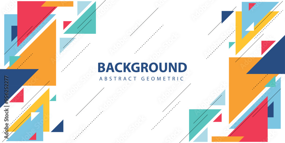 Abstract geometric background Abstract geometric background