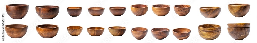The bowl and plate are isolated on a white background with a full depth of field. The bowl and plate are isolated on a white background with a full depth of field.